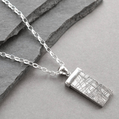 Personalised Necklaces - Tipped Meteorite Necklace