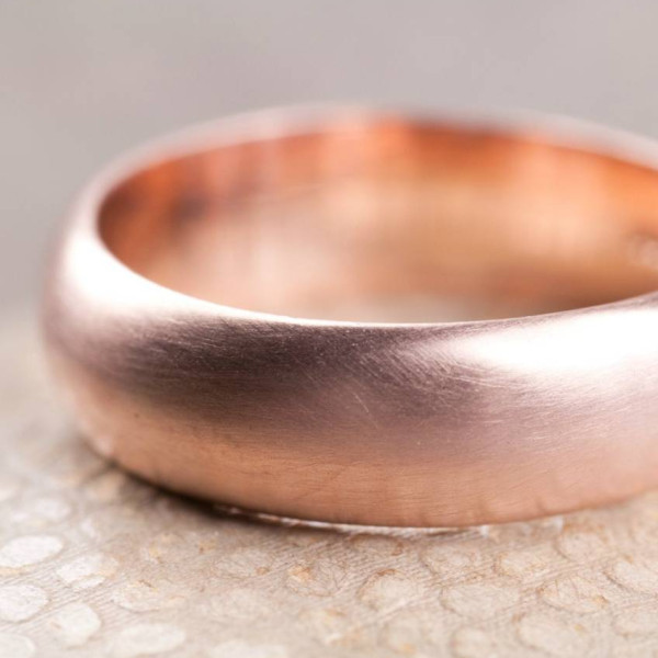 Simple Handmade Mens Wedding Ring