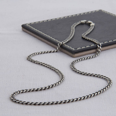 Personalised Necklaces - Mens Curb Chain Necklace
