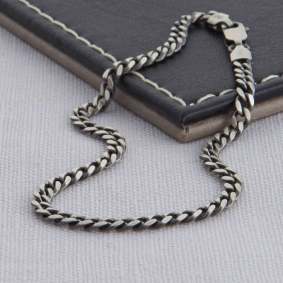 Personalised Necklaces - Mens Curb Chain Necklace
