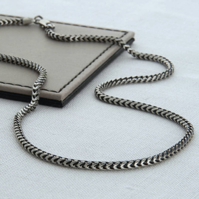 Personalised Necklaces - Mens Snake Chain Necklace