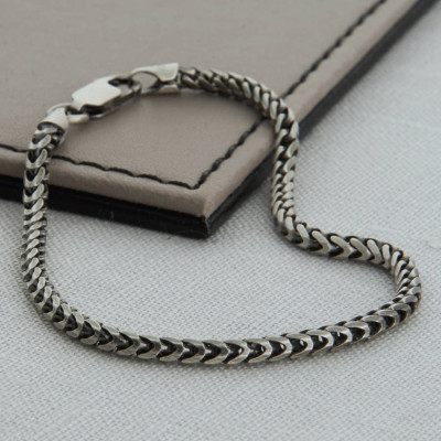 Personalised Necklaces - Mens Snake Chain Necklace