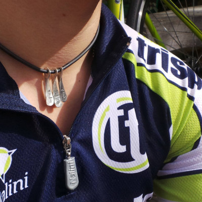 Personalised Necklaces - Triathlon Swim Bike Run Necklace