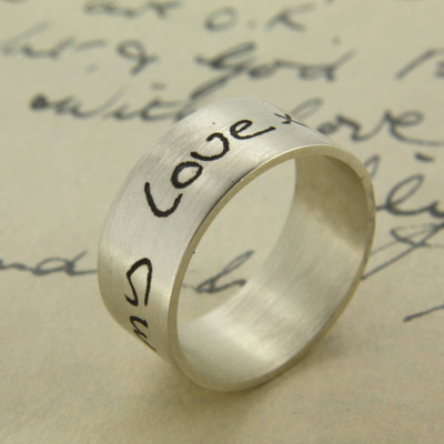 Your Own Handwriting Ring