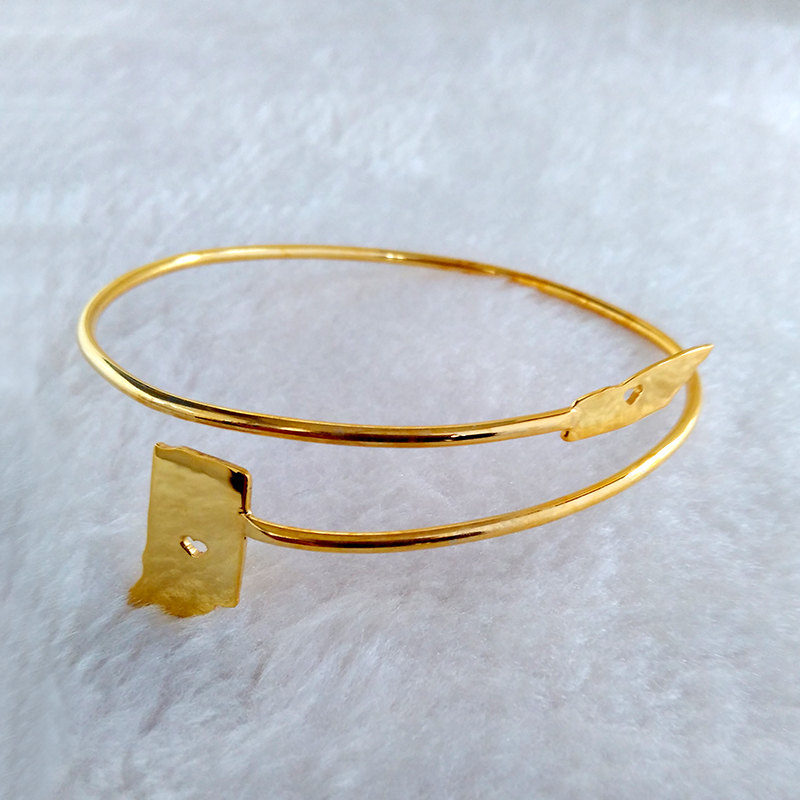 2 States Bangle Bracelet