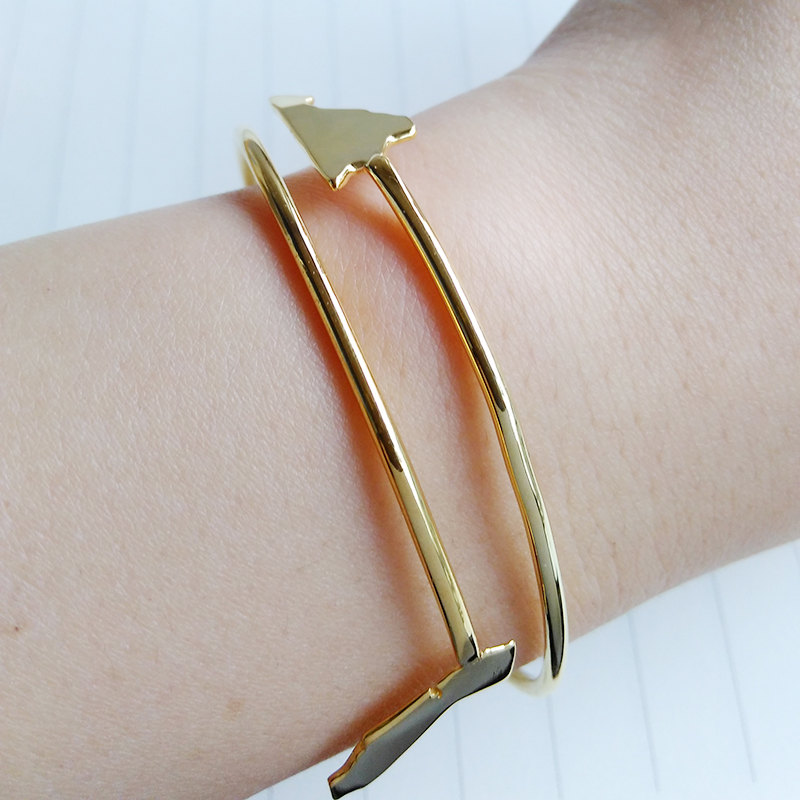 2 States Bangle Bracelet