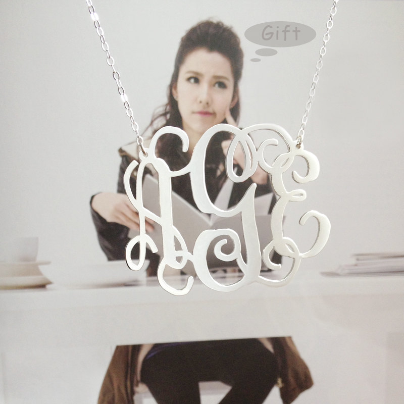 3 Initial Necklace