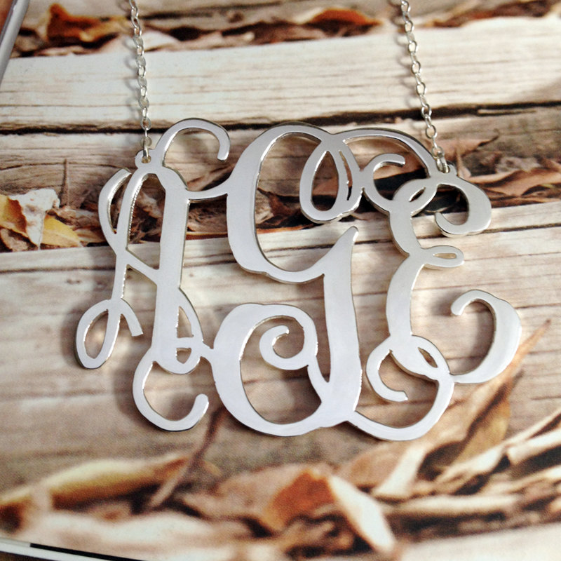 3 Initial Necklace