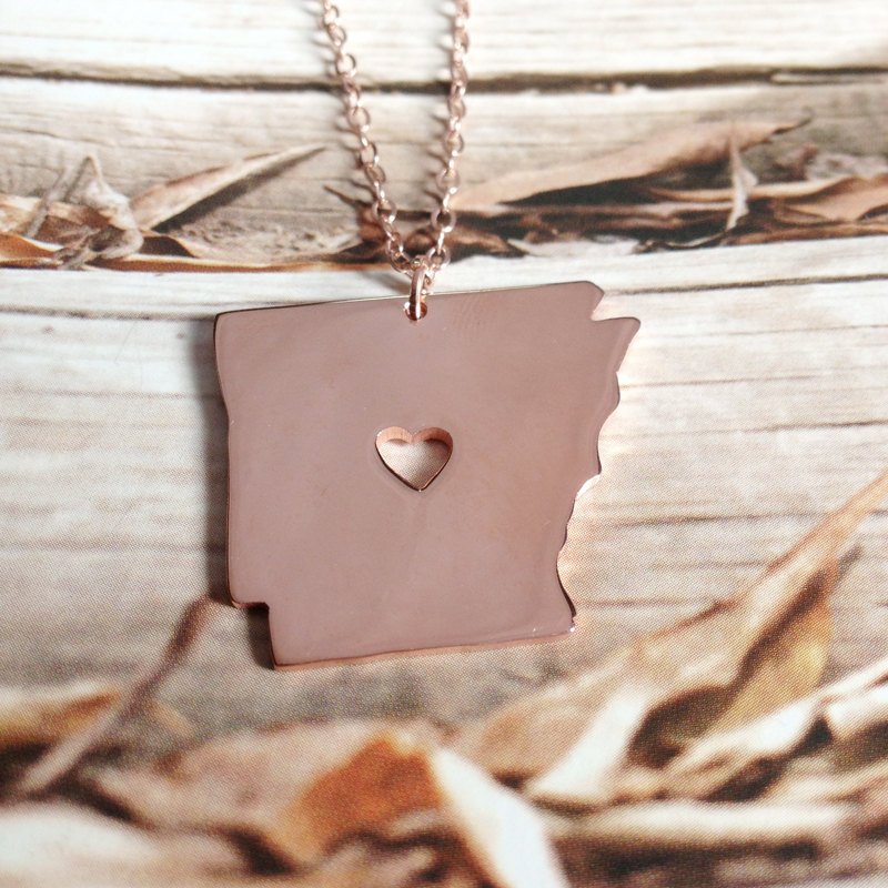 AR State Necklace