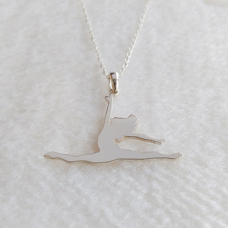 Dancer Jumping Necklace