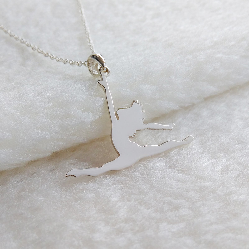 Dancer Jumping Necklace