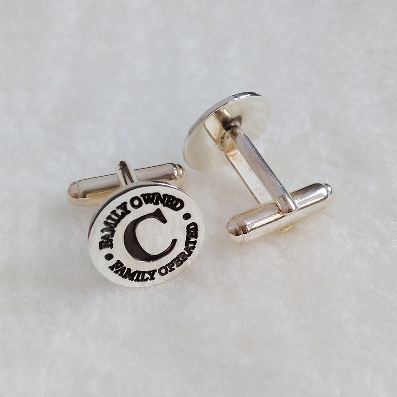 Engraved Logo Cufflinks