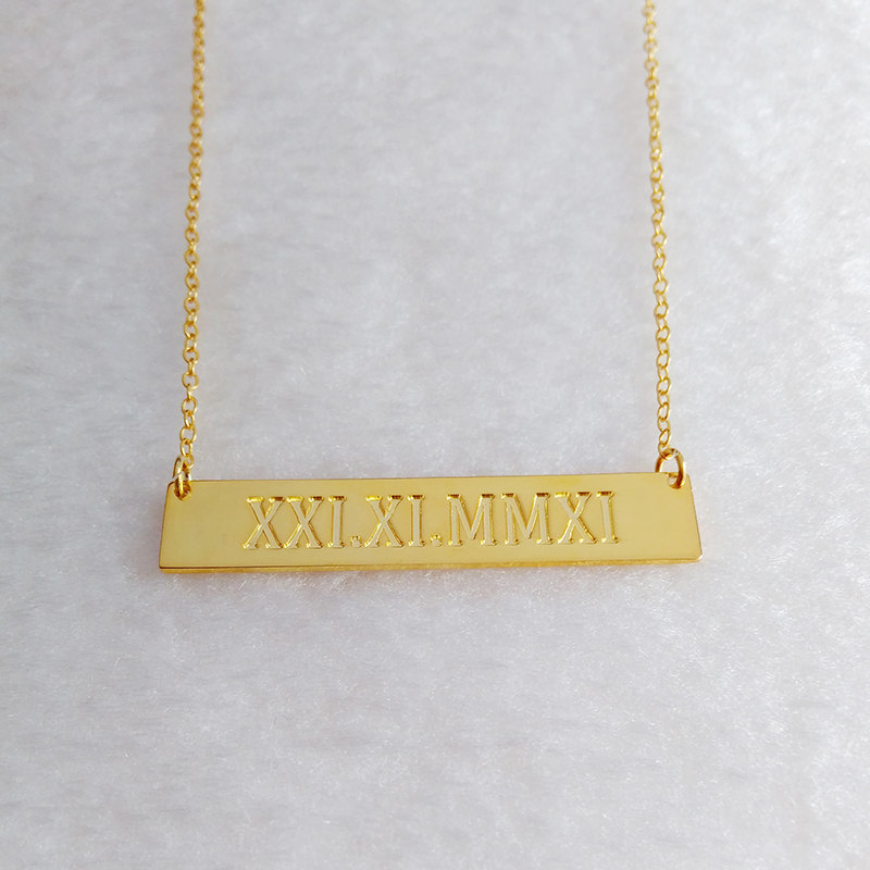 Gold Bar Necklace