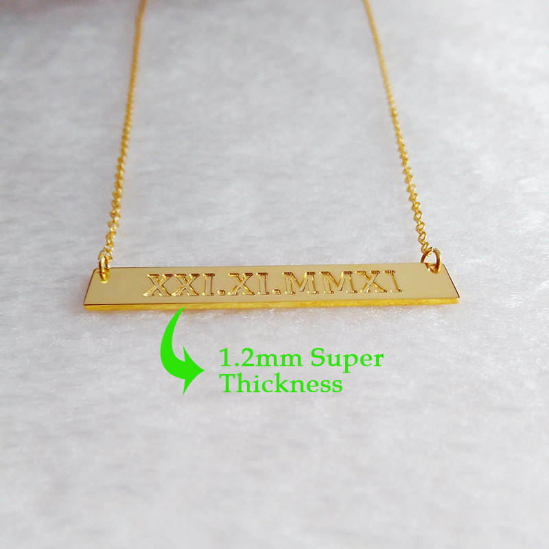 Gold Bar Necklace