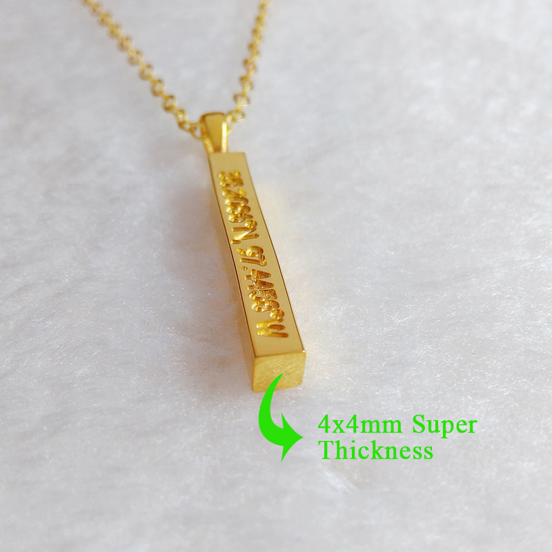 Gold Bar Necklace