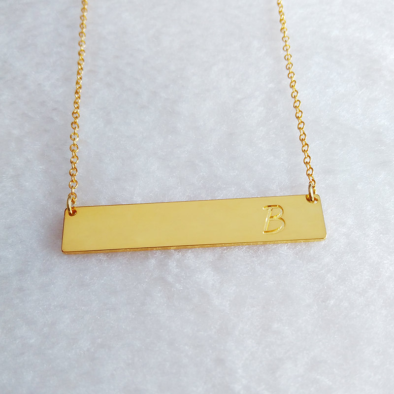 Gold Bar Necklace