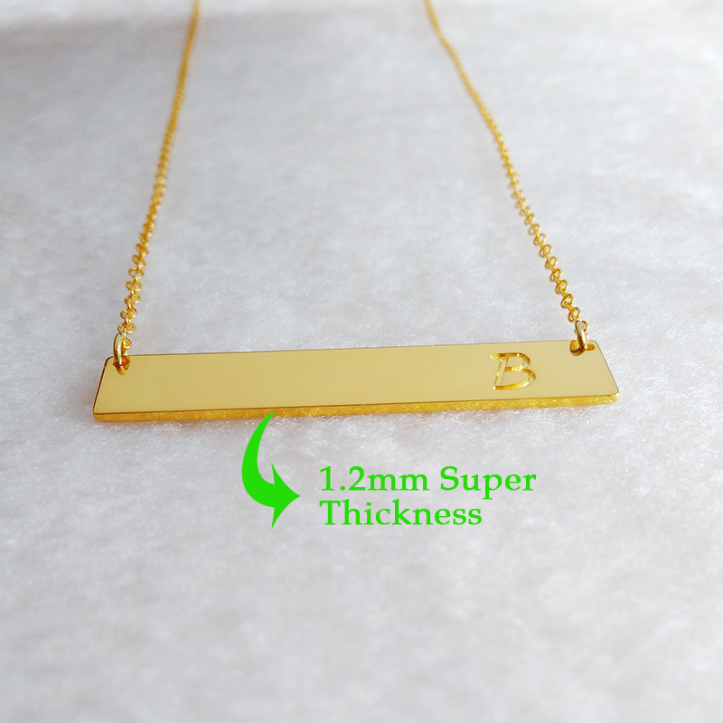 Gold Bar Necklace