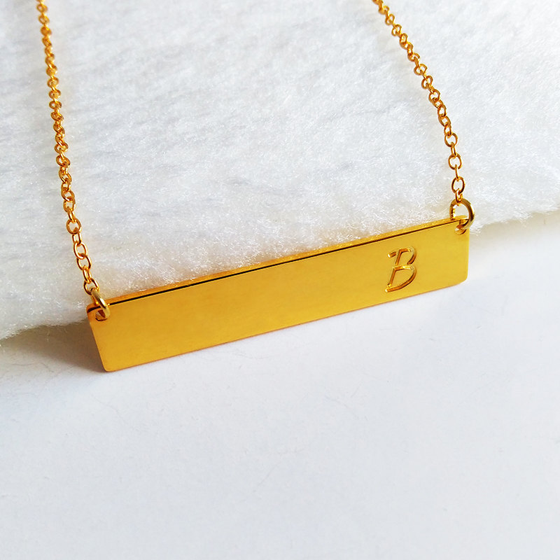 Gold Bar Necklace
