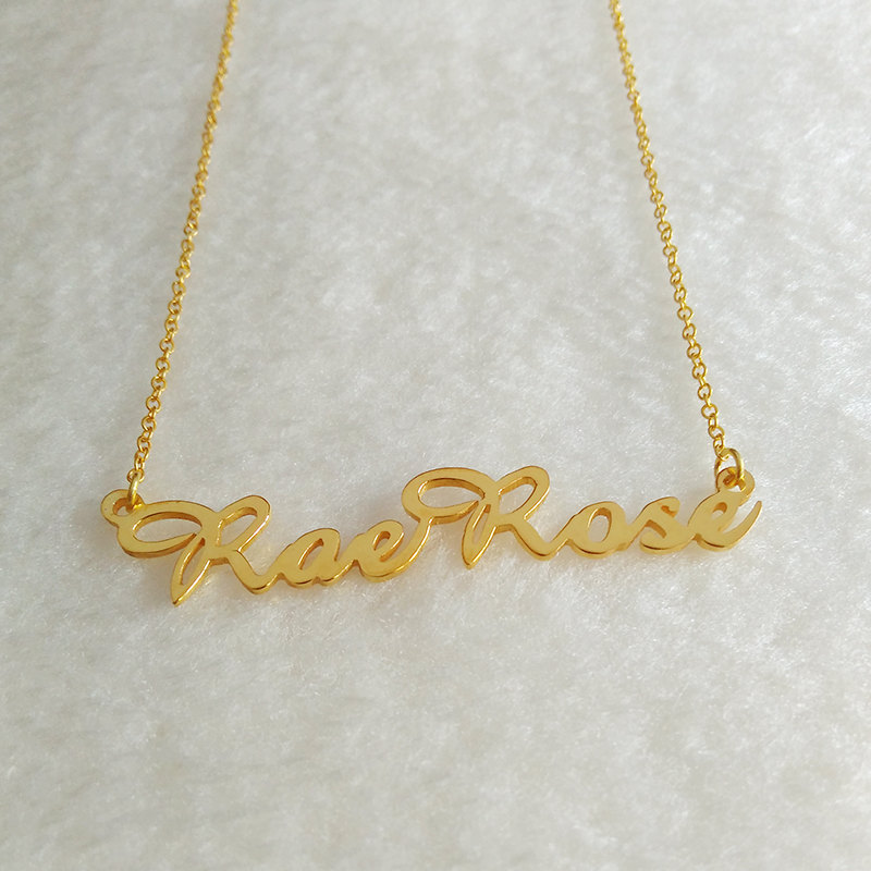 Gold Name Necklaces