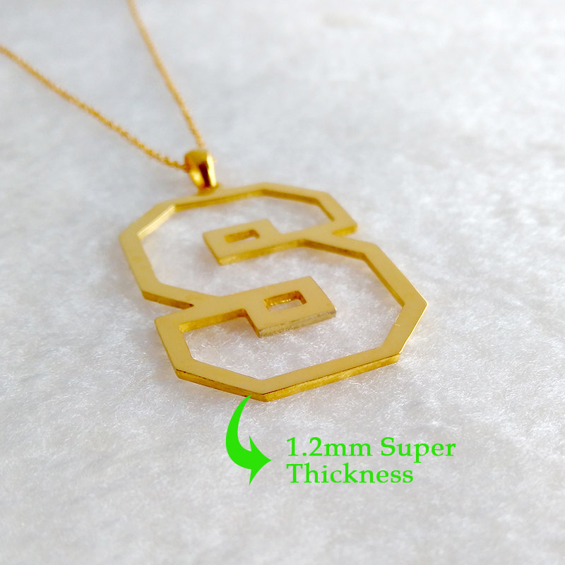 Gold Outline Necklace