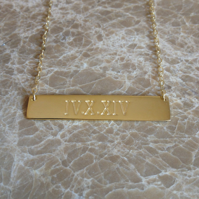 Horizontal Bar Necklace