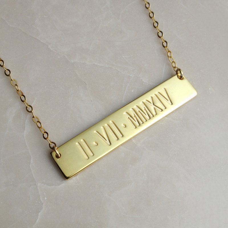 Horizontal Bar Necklace