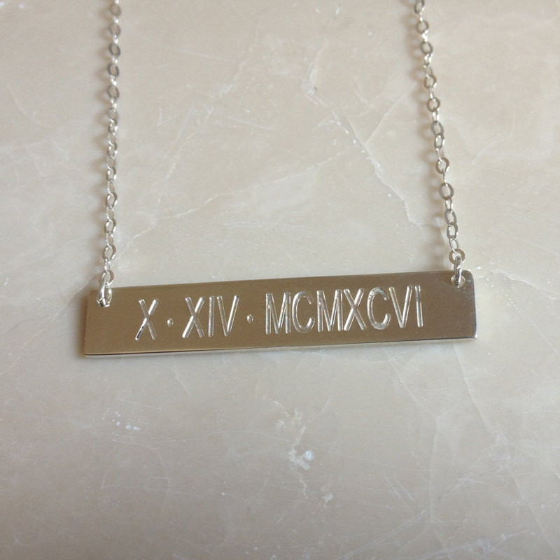 Horizontal Bar Necklace