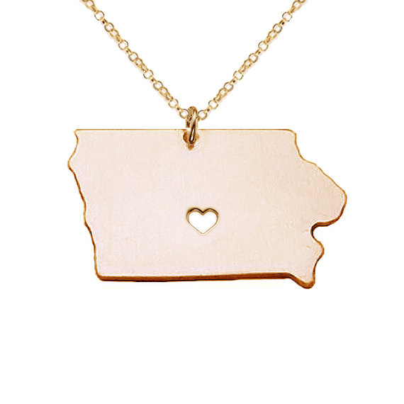 IA State Charm Ncklace