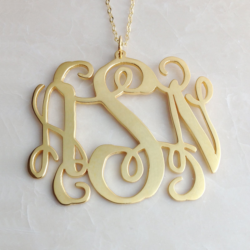 Monogram Necklace
