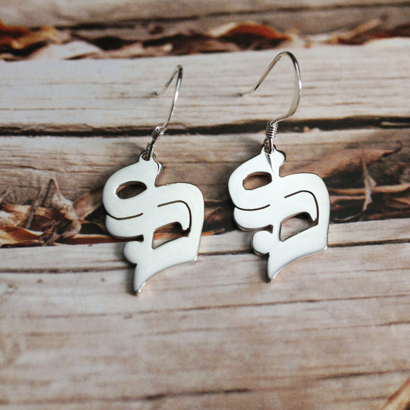 Old English Earrings