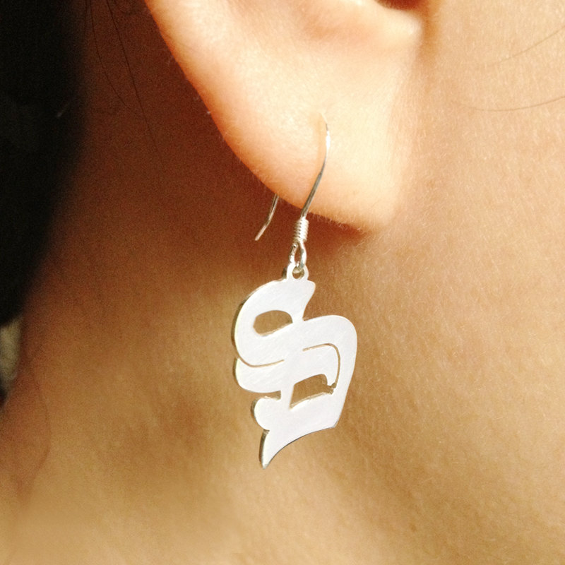 Old English Earrings