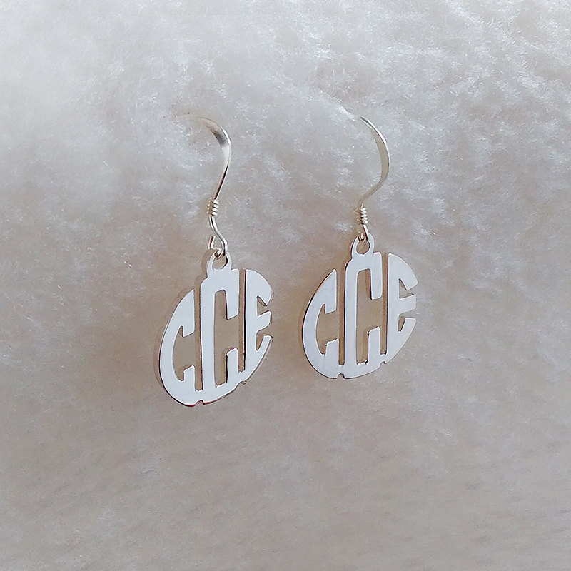 Personalize Circle Earings