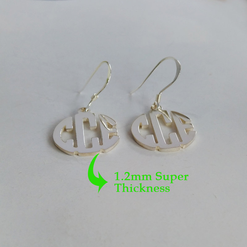 Personalize Circle Earings