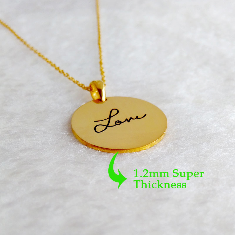 Personalized Handwriting Necklace