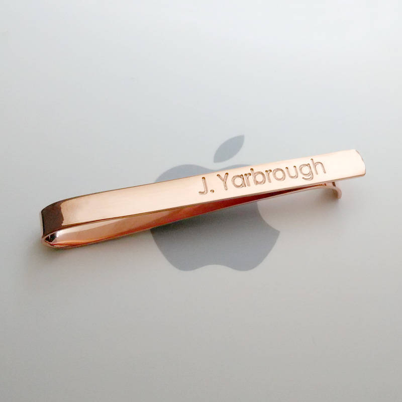 Personalized Name Tie Clip