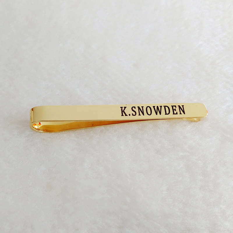 Personalized Name Tie Clip