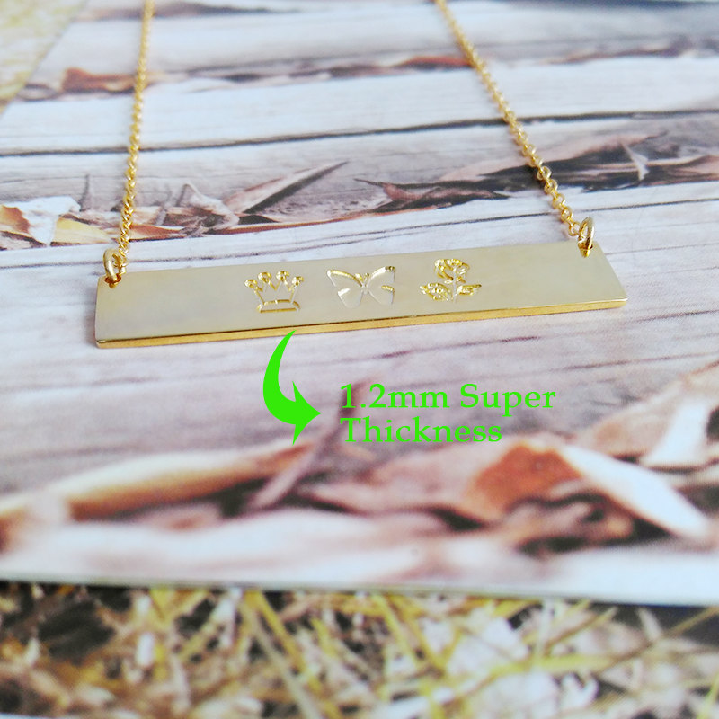 Princess Crown Butterfly Rose Necklace