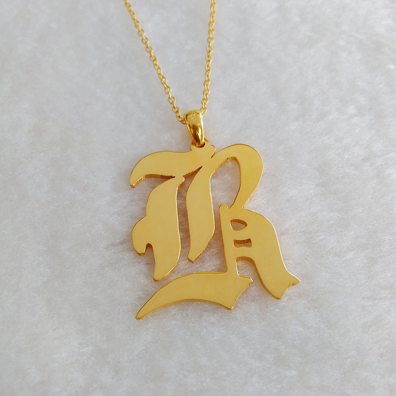 Single Letter Necklace