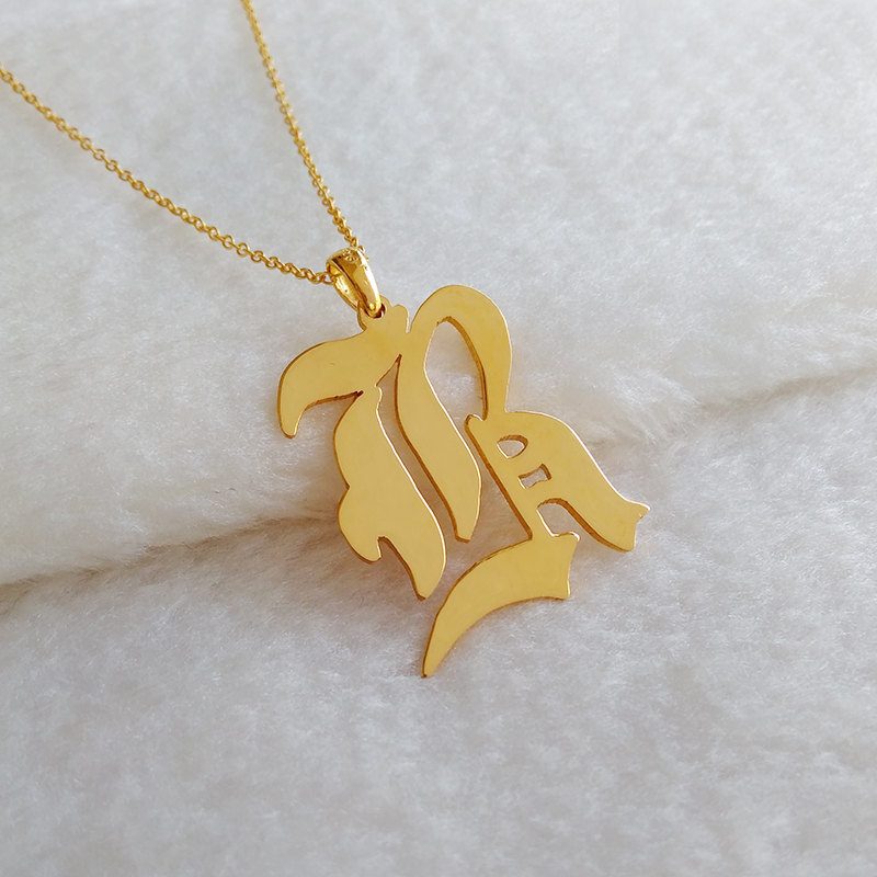 Single Letter Necklace