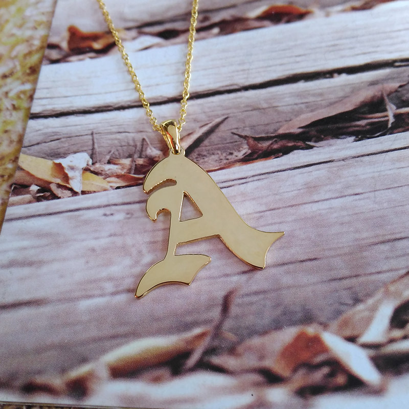 Single Letter Necklace