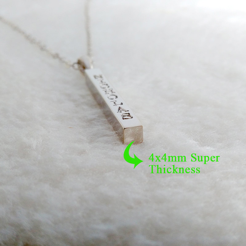 Vertical Bar Necklace