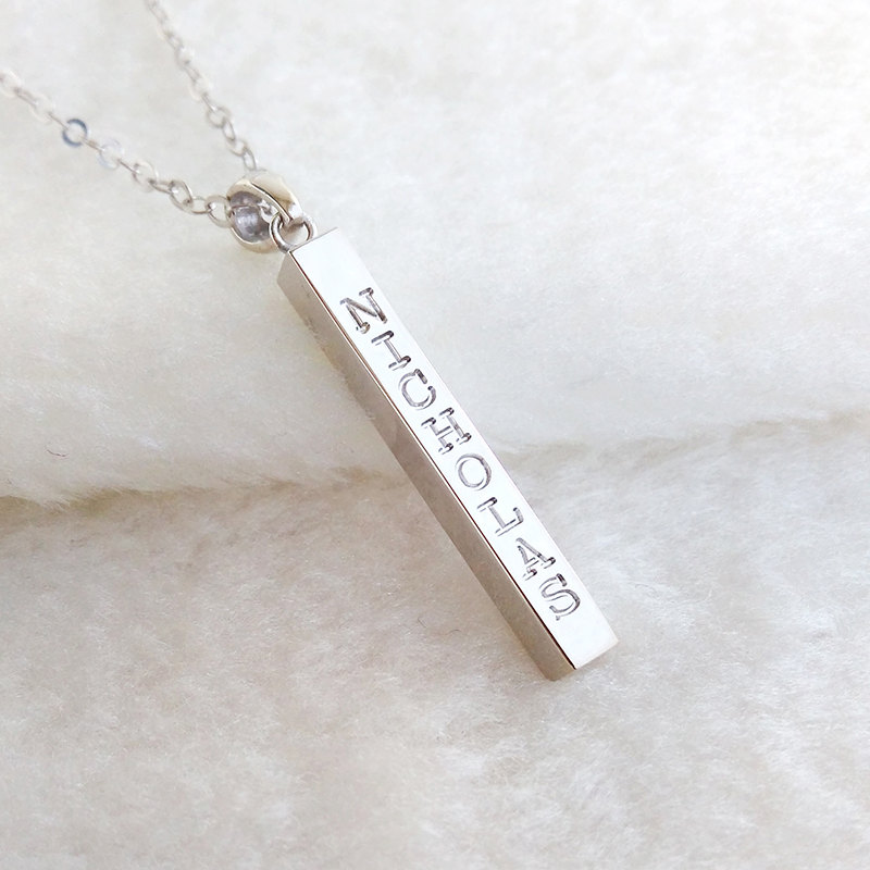Vertical Bar Necklace