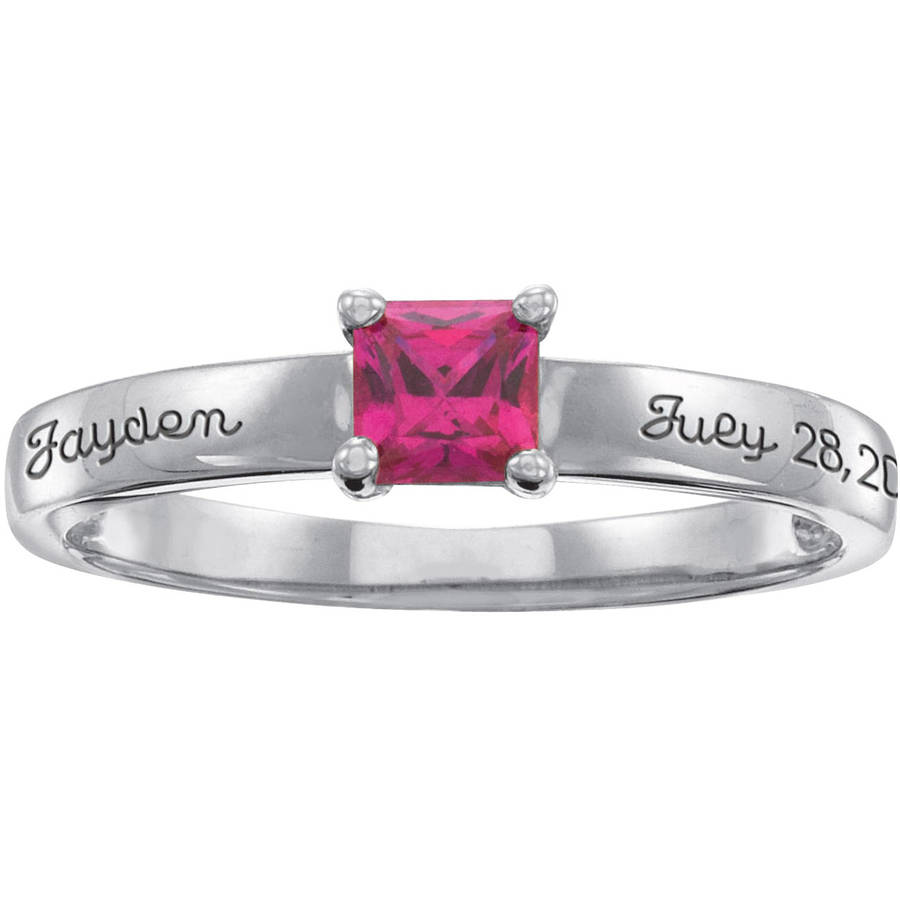 Keepsake Personalized Princess Stacking Ring