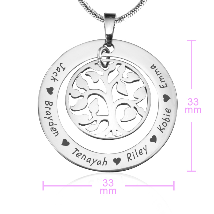 Personalised Necklaces - My Family Tree Necklace