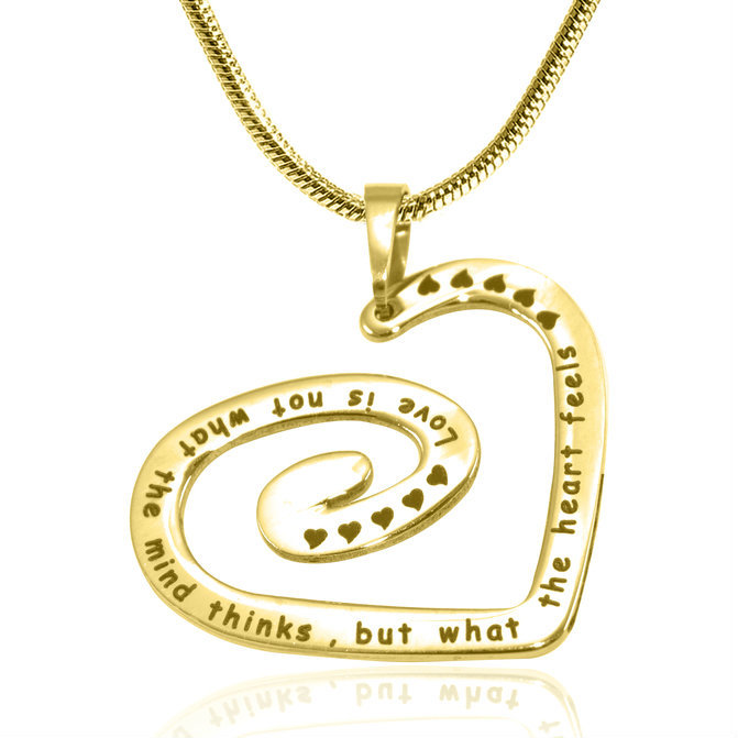 Heart Necklace - Swirls of
