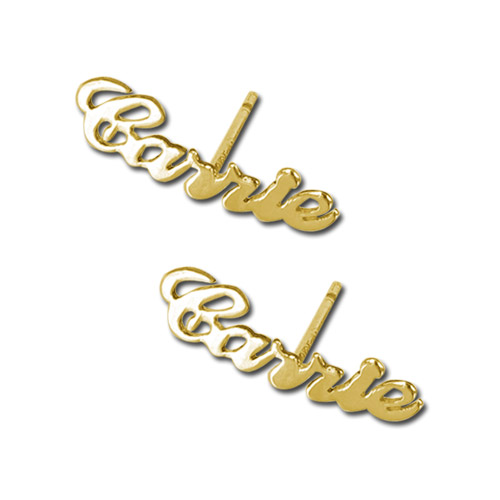 Name Stud Earring