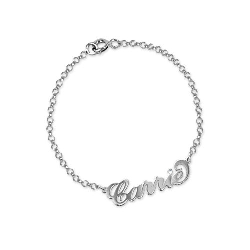 Crystal Name Personalised Bracelet