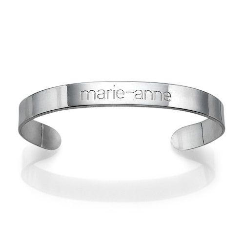 Engraved Cuff Personalised Bracelet