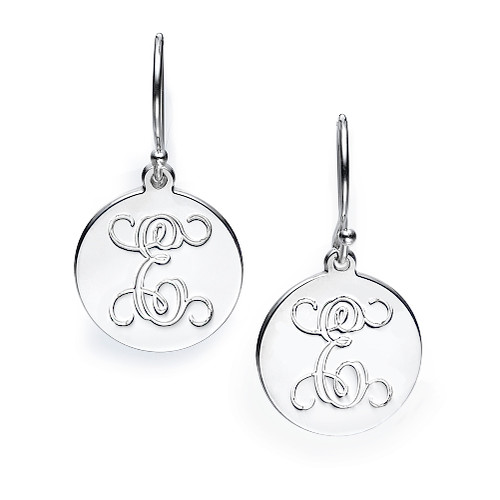 Initial Earrings