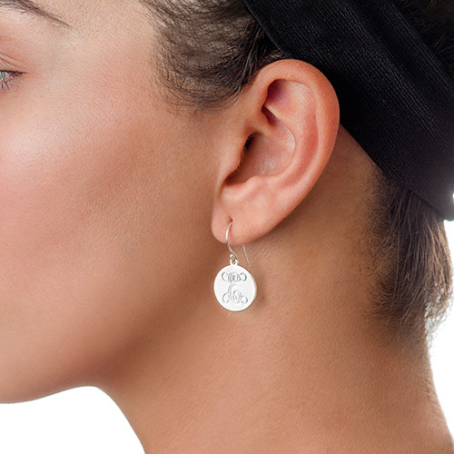 Initial Earrings